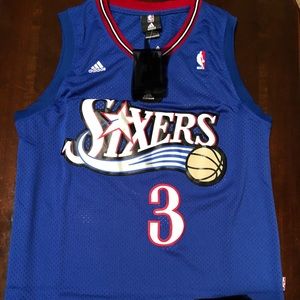 allen iverson blue sixers jersey